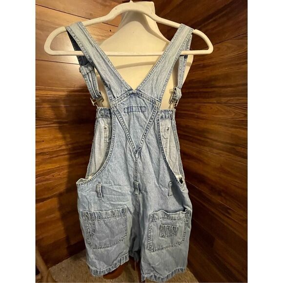Vintage No Boundaries Bib Overall Shorts Denim Size Small (Juniors 3-5) - Picture 14 of 14
